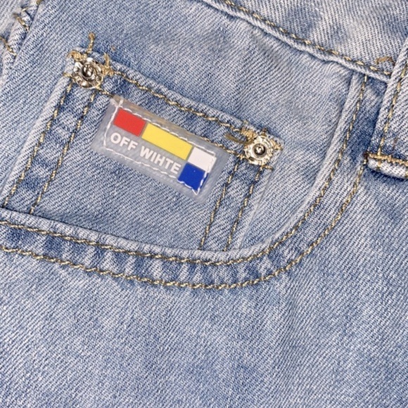 Off white replica jeans new with tags size 27 - Picture 2 of 8